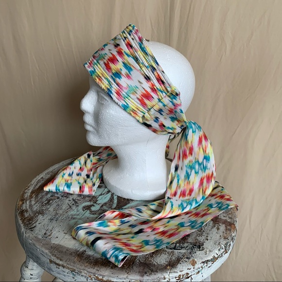Geren Ford Pattern Silk Head Scarf - Picture 2 of 7